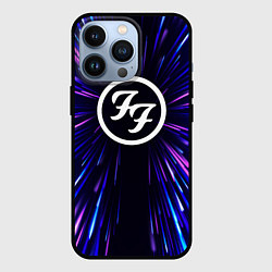 Чехол для iPhone 13 Pro Foo Fighters neon energy, цвет: 3D-черный