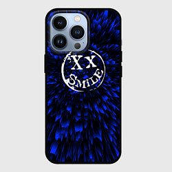 Чехол для iPhone 13 Pro Avril Lavigne blue energy, цвет: 3D-черный