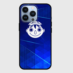 Чехол для iPhone 13 Pro Tomodachi Game blue poly, цвет: 3D-черный