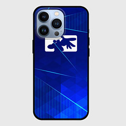 Чехол для iPhone 13 Pro Limp Bizkit blue poly, цвет: 3D-черный