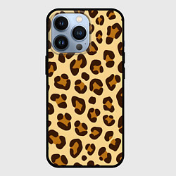 Чехол для iPhone 13 Pro Паттерн с пятнами леопарда, цвет: 3D-черный