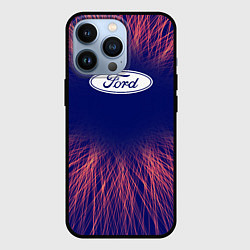 Чехол для iPhone 13 Pro Ford red energy, цвет: 3D-черный