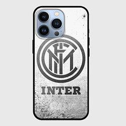 Чехол для iPhone 13 Pro Inter - white gradient, цвет: 3D-черный