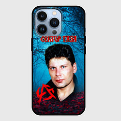 Чехол для iPhone 13 Pro Сектор газа вечерний лес, цвет: 3D-черный