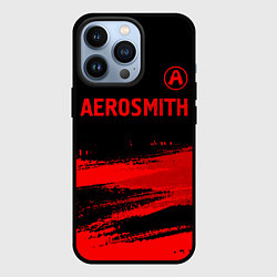 Чехол для iPhone 13 Pro Aerosmith - red gradient посередине, цвет: 3D-черный