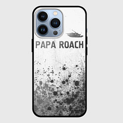 Чехол для iPhone 13 Pro Papa Roach - white gradient посередине, цвет: 3D-черный