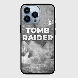 Чехол для iPhone 13 Pro Tomb Raider - grey gradient посередине, цвет: 3D-черный