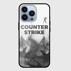 Чехол для iPhone 13 Pro Counter Strike - white gradient посередине, цвет: 3D-черный