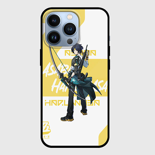 Чехол iPhone 13 Pro Асаба Харумаса - ZZZ / 3D-Черный – фото 1