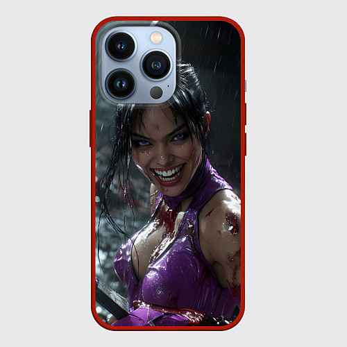 Чехол iPhone 13 Pro Счастливая Милина МК / 3D-Красный – фото 1