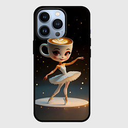 Чехол для iPhone 13 Pro Балерина Капучино, мем, Ballerina Cappuccina, цвет: 3D-черный