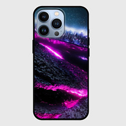Чехол для iPhone 13 Pro Фентази город неон, цвет: 3D-черный