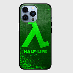 Чехол iPhone 13 Pro Half-Life - green gradient