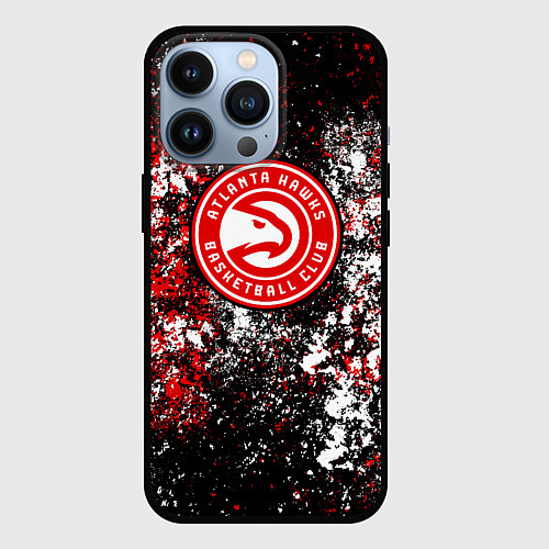 Чехол iPhone 13 Pro Atlanta Hawks / 3D-Черный – фото 1