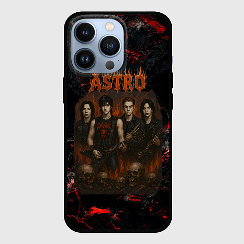 Чехол iPhone 13 Pro Astro в стиле хэви-метал / 3D-Черный – фото 1