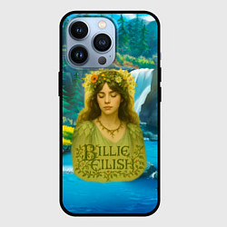 Чехол для iPhone 13 Pro Билли Айлиш на фоне природы, цвет: 3D-черный