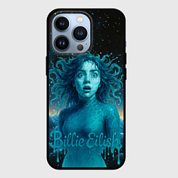 Чехол для iPhone 13 Pro Билли Айлиш из волн, цвет: 3D-черный