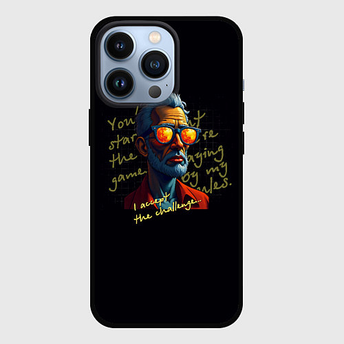 Чехол iPhone 13 Pro Мои правила / 3D-Черный – фото 1