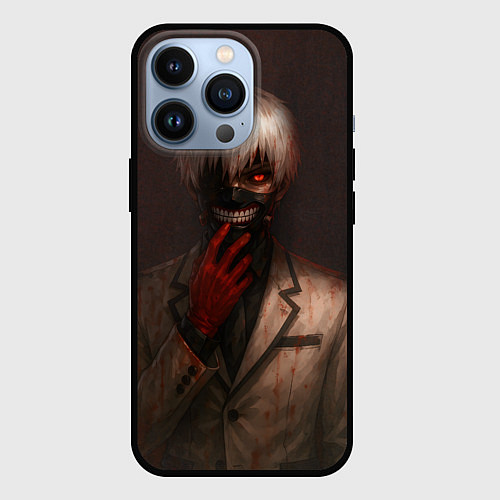 Чехол iPhone 13 Pro Гуль Канеки Кен / 3D-Черный – фото 1