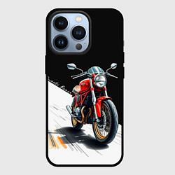 Чехол для iPhone 13 Pro Ducati Racer, цвет: 3D-черный