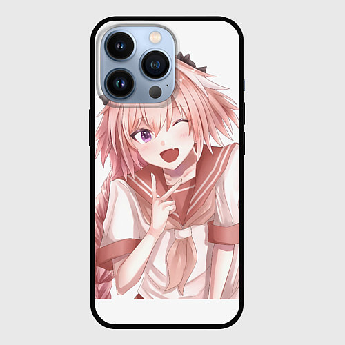 Чехол iPhone 13 Pro Астольфо - Судьба: Апокриф - big pictures / 3D-Черный – фото 1