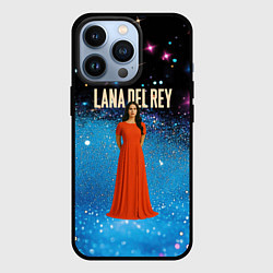 Чехол iPhone 13 Pro Lana Del Rey в оранжевом длинном платье