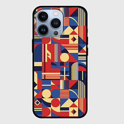 Чехол для iPhone 13 Pro Геометрический карнавал, цвет: 3D-черный