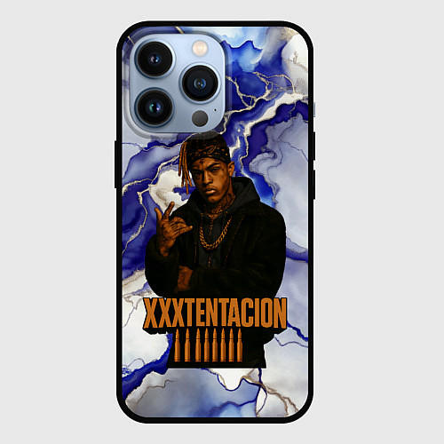 Чехол iPhone 13 Pro XXXTentacion gangster / 3D-Черный – фото 1