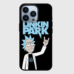 Чехол iPhone 13 Pro Linkin Park и Рик Санчес из Рик и Морти