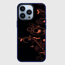 Чехол для iPhone 13 Pro Китайский орнамент, цвет: 3D-тёмно-синий