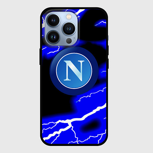 Чехол iPhone 13 Pro Napoli blue storm / 3D-Черный – фото 1