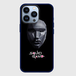 Чехол для iPhone 13 Pro Squid Game маска, цвет: 3D-тёмно-синий