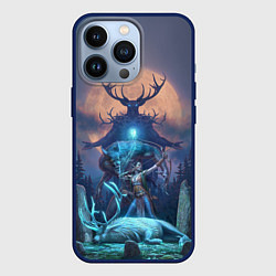 Чехол для iPhone 13 Pro The Elder Scrolls, цвет: 3D-тёмно-синий