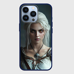 Чехол для iPhone 13 Pro Цири с янтарными глазами, цвет: 3D-тёмно-синий
