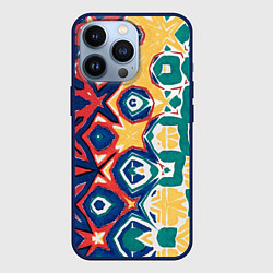 Чехол для iPhone 13 Pro Метаморфоза цвета и узора, цвет: 3D-тёмно-синий
