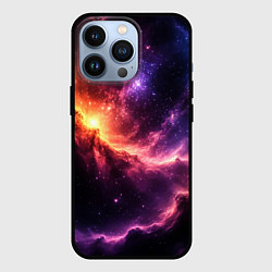 Чехол для iPhone 13 Pro Фантастические космические туманы, цвет: 3D-черный