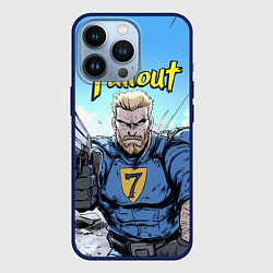 Чехол для iPhone 13 Pro Fallout 7, цвет: 3D-тёмно-синий