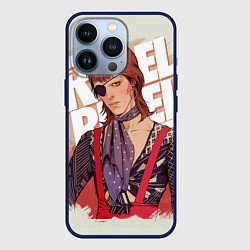 Чехол для iPhone 13 Pro David Bowie Rebel Rebel, цвет: 3D-тёмно-синий