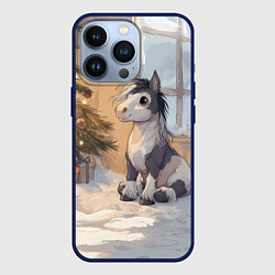 Чехол iPhone 13 Pro Лошадка у елки