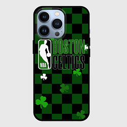 Чехол для iPhone 13 Pro NBA Boston Celtics, цвет: 3D-черный