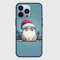 Чехол iPhone 13 Pro Мем котик - Новый год