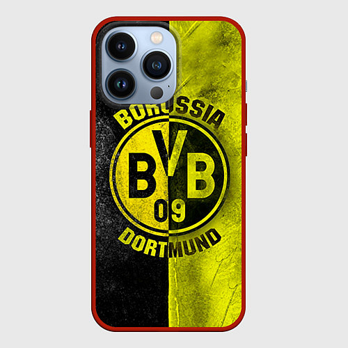 Чехол iPhone 13 Pro Borussia Dortmund / 3D-Красный – фото 1