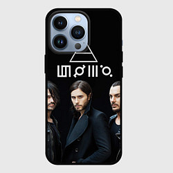 Чехол для iPhone 13 Pro 30 seconds to mars, цвет: 3D-черный