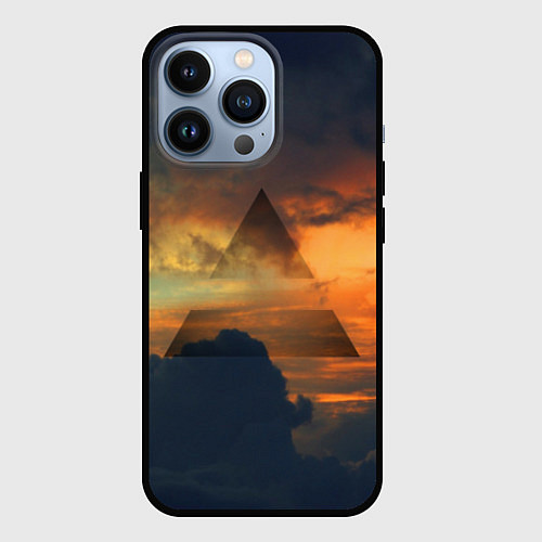 Чехол iPhone 13 Pro 30 seconds to mars / 3D-Черный – фото 1