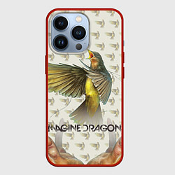 Чехол для iPhone 13 Pro Imagine Dragons: Fly, цвет: 3D-красный