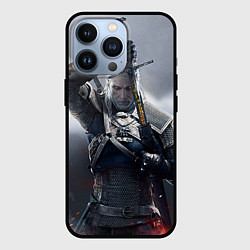 Чехол для iPhone 13 Pro Геральт, цвет: 3D-черный