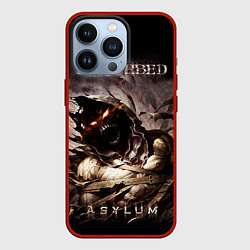 Чехол для iPhone 13 Pro Disturbed, цвет: 3D-красный