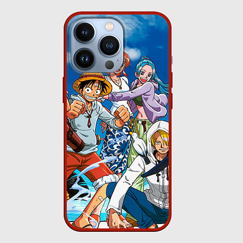 Чехол iPhone 13 Pro One Piece / 3D-Красный – фото 1
