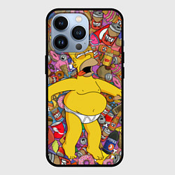 Чехол для iPhone 13 Pro Рай Гомера, цвет: 3D-черный