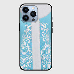 Чехол для iPhone 13 Pro Снегурочка, цвет: 3D-черный